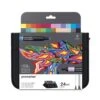 Winsor & Newton Promarker Arts & Illustration Wallet 24 Pen Set