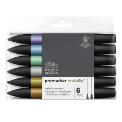 Winsor & Newton Promarker Metallic 6 Set