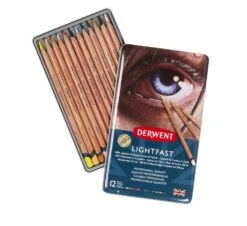 Derwent Lightfast Pencil Tin Set 12
