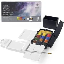 Winsor & Newton Professional Watercolour Field Pocket Set 14pc -Pencils Artists 2001283 b 1