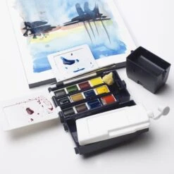 Winsor & Newton Professional Watercolour Field Pocket Set 14pc -Pencils Artists 2001283 c 1