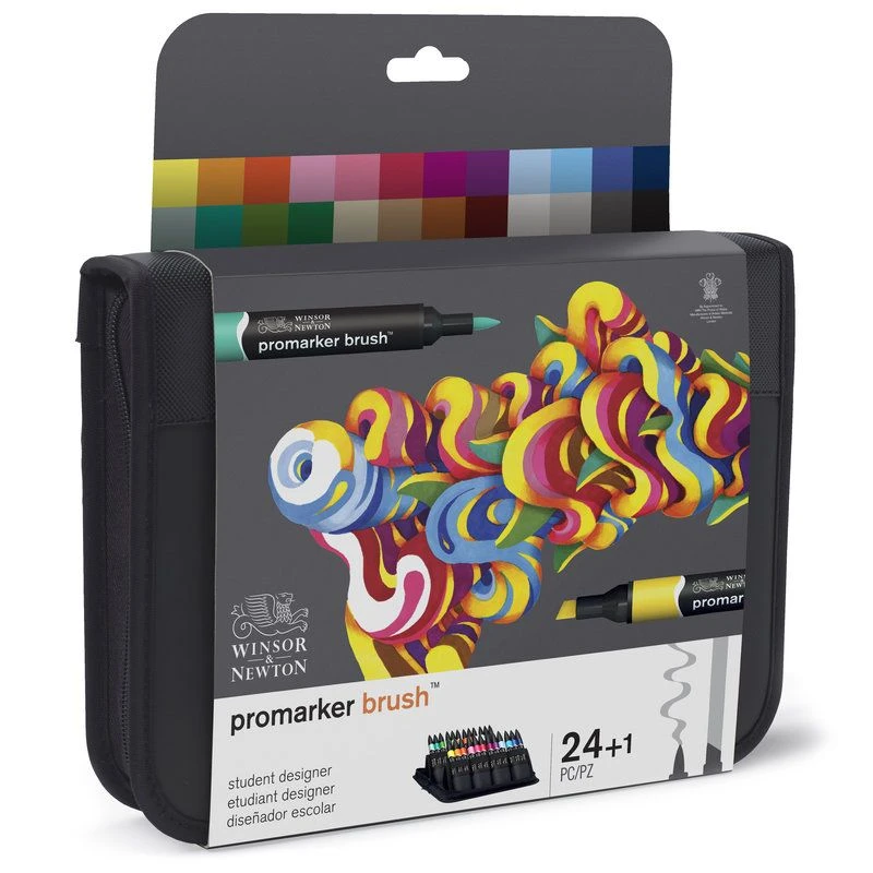 Winsor & Newton Promarker Brush Student Designer Wallet 24 2 Winsor & Newton Promarker Brush Student Designer Wallet 24 - Image 2