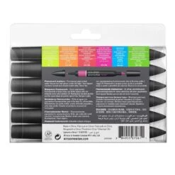 Winsor & Newton Promarker Neon 6 Set -Pencils Artists 2001349 box b