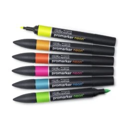 Winsor & Newton Promarker Neon 6 Set -Pencils Artists 2001349 box c