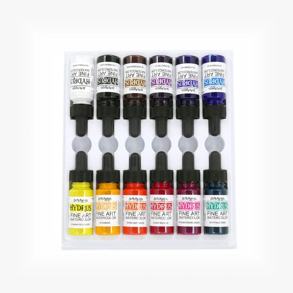 Dr. Ph. Martin's Hydrus Fine Art Watercolour 15ml Set 1 2 Dr. Ph. Martin's Hydrus Fine Art Watercolour 15ml Set 1 - Image 2