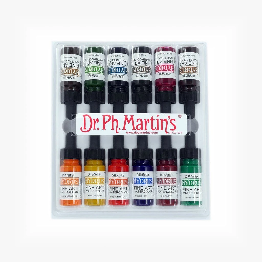 Dr. Ph. Martin's Hydrus Fine Art Watercolour 15ml Set 2 1 Dr. Ph. Martin's Hydrus Fine Art Watercolour 15ml Set 2
