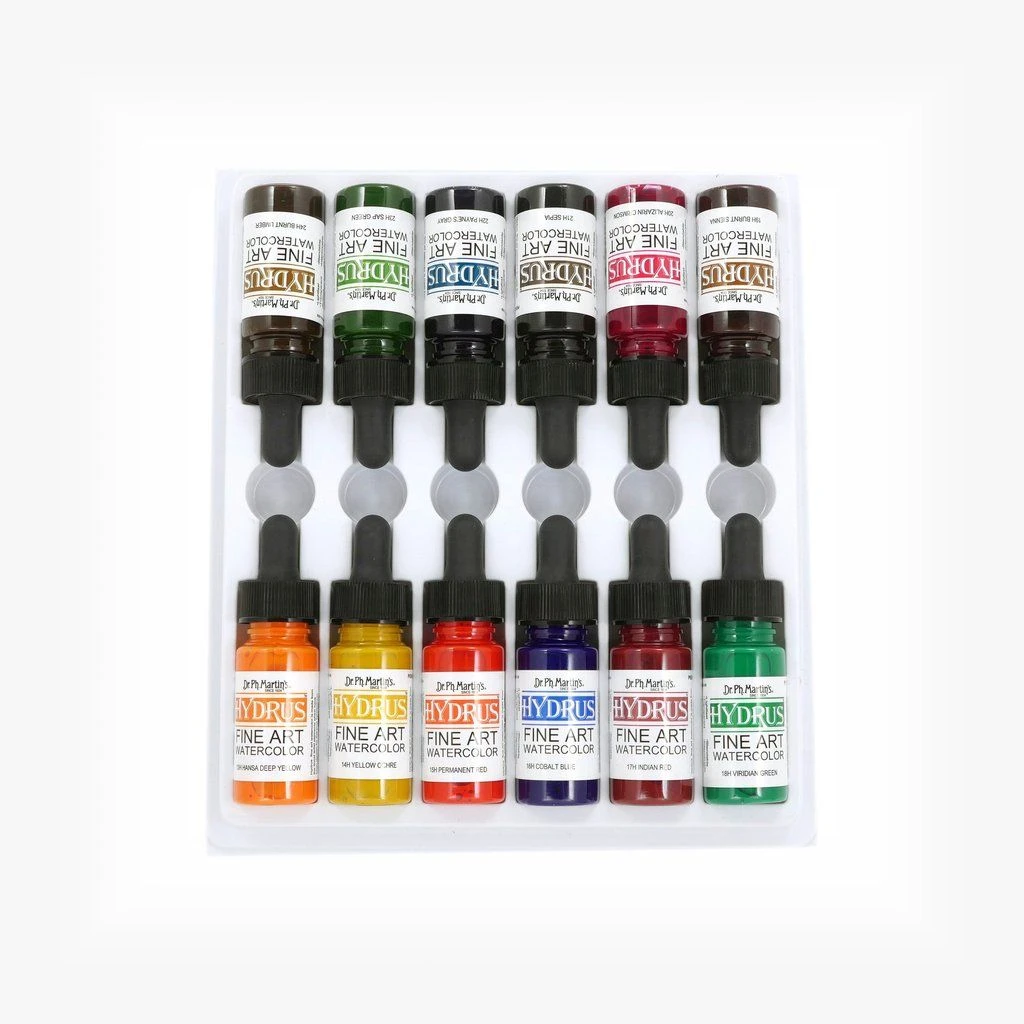 Dr. Ph. Martin's Hydrus Fine Art Watercolour 15ml Set 2 2 Dr. Ph. Martin's Hydrus Fine Art Watercolour 15ml Set 2 - Image 2