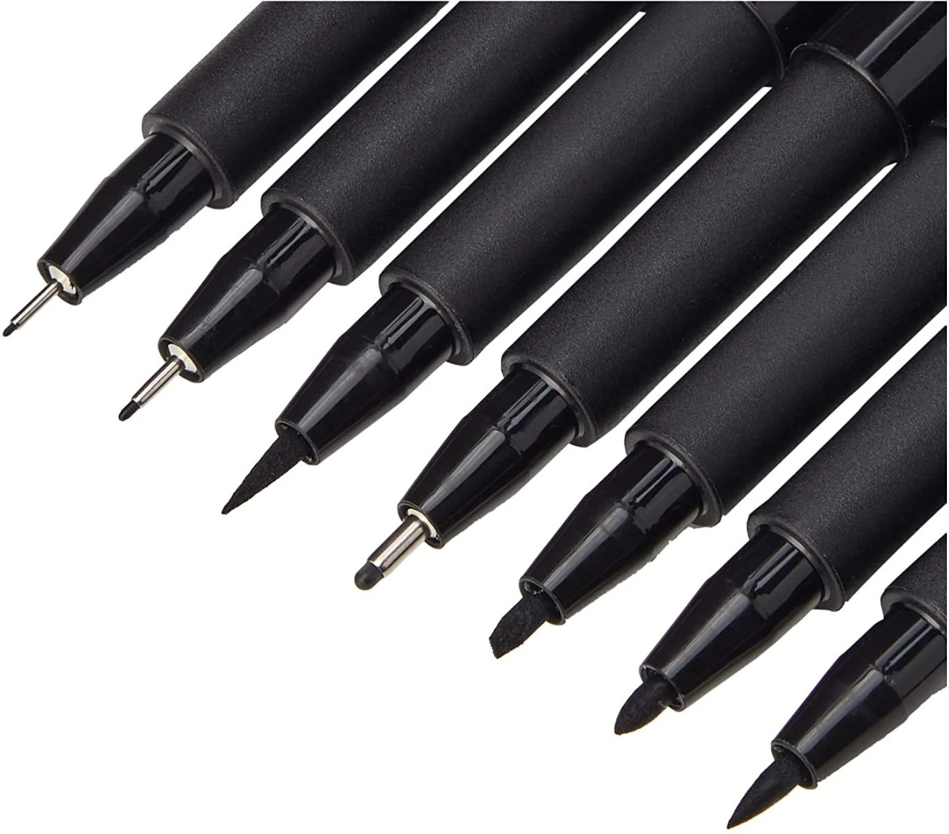 Faber-Castell Pitt Artist Pens Set Of 8 (Black) 3 Faber-Castell Pitt Artist Pens Set Of 8 (Black) - Image 3