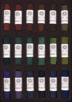 Unison Colour Soft Pastels Dark 1-18 Set