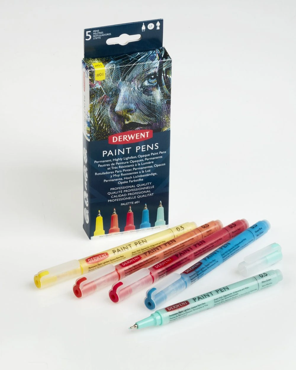 Derwent Paint Pens Colour Palette Set #1 3 Derwent Paint Pens Colour Palette Set #1 - Image 3