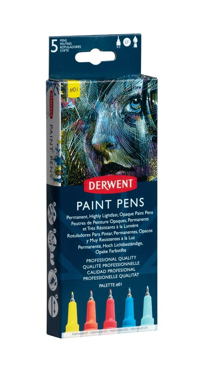 Derwent Paint Pens Colour Palette Set #1 2 Derwent Paint Pens Colour Palette Set #1 - Image 2