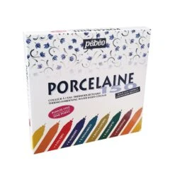 Pebeo Porcelaine 150 Ceramic Paint 0.7mm Marker Set 9pc