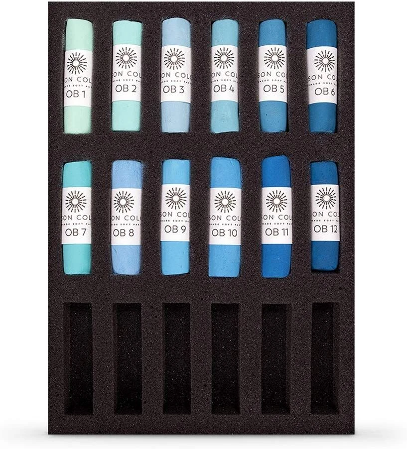 Unison Colour Soft Pastels Ocean Blue 1-12 Set 1 Unison Colour Soft Pastels Ocean Blue 1-12 Set