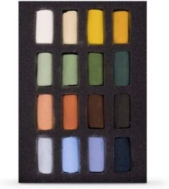 Unison Colour Soft Pastels Landscape Half Stick 16 Set