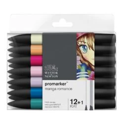 Winsor & Newton Promarker 12+1 Manga Romance Set