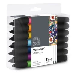 Winsor & Newton Promarker 12+1 Tattoo Tones Set 6 Winsor & Newton Promarker 12+1 Tattoo Tones Set -Pencils Artists 2001745