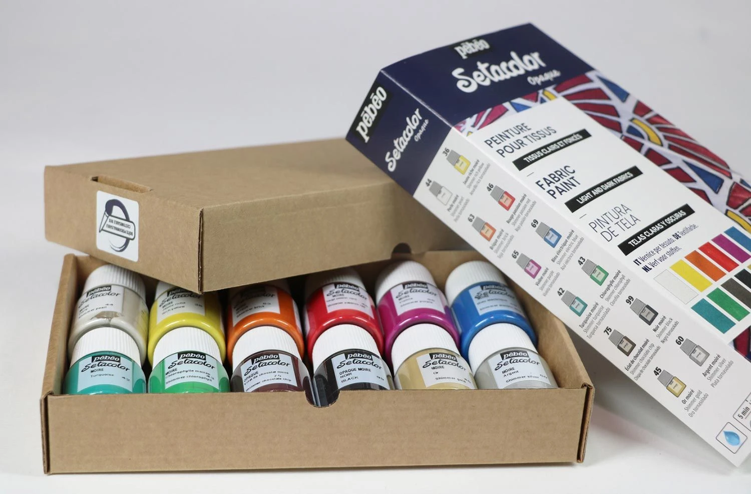 Pebeo Setacolor Shimmer Exploration Set 12 X 20ml 3 Pebeo Setacolor Shimmer Exploration Set 12 X 20ml - Image 3