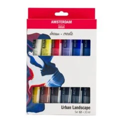Amsterdam All Acrylics Urban Landscape Set 12 X 20ml
