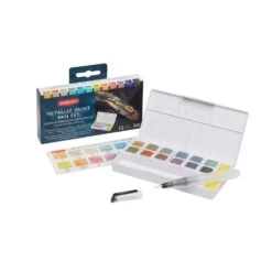 Derwent Metallic Paint Pan Set -Pencils Artists 2001775 b