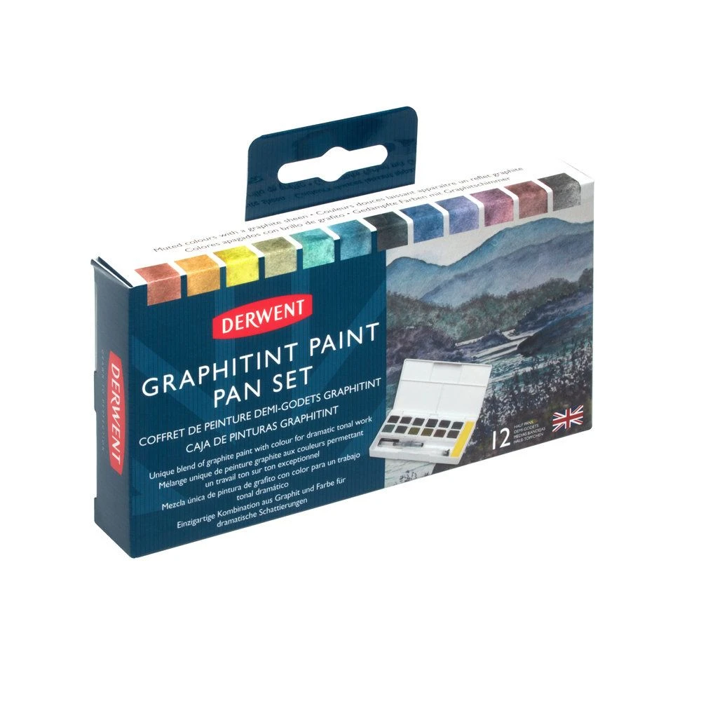 Derwent Graphitint Paint Pan Set 3 Derwent Graphitint Paint Pan Set - Image 3