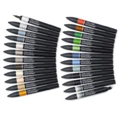Winsor & Newton Promarker Architectural Tones Wallet 24 Set -Pencils Artists 2001788 d