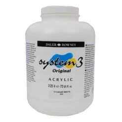 Daler-Rowney Daler Rowney System 3 Acrylic 2.25 Litres - 009 Titanium White