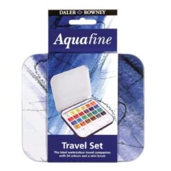 Daler-Rowney Daler Rowney Aquafine Watercolour 24 Pan Travel Set