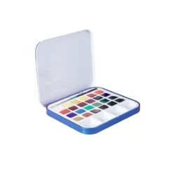 Daler-Rowney Daler Rowney Aquafine Watercolour 24 Pan Travel Set -Pencils Artists 2001845 f