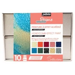 Pebeo Fantasy Prisme Collection Set 10 X 45ml & Accessories
