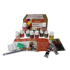 Pebeo Ceramic Collection Set 10 X 45ml & Accessories 5 Pebeo Ceramic Collection Set 10 X 45ml & Accessories -Pencils Artists 2001888 b