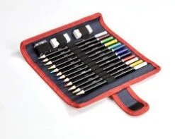 Derwent Academy Colouring Art Wrap Set -Pencils Artists 2001901 b