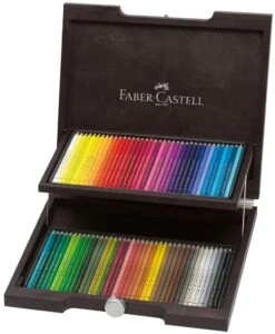 Faber-Castell Polychromos Pencil 72 Wooden Box Set