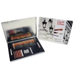 Conte A Paris Sketching Box Pencil & Carres Set