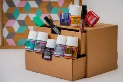 Pebeo Deco Collection Set 10 X 45ml & Accessories -Pencils Artists 2001943 d