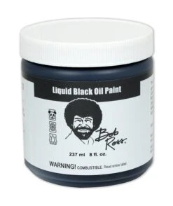 Bob Ross Liquid Black Oil Paint 237ml