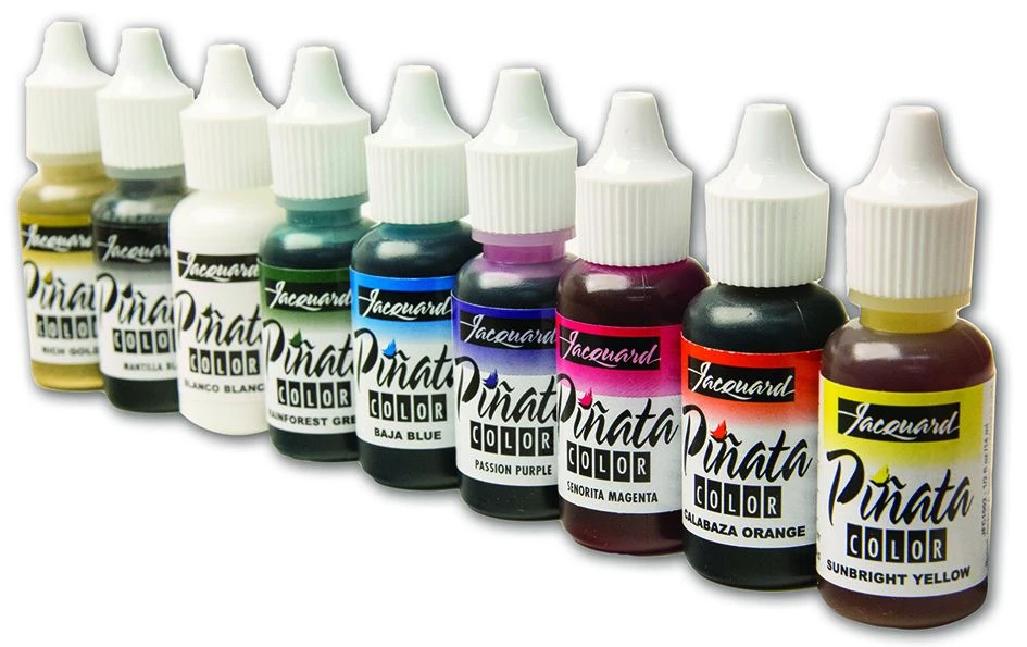 Jacquard Pinata Color Alcohol Ink Exciter Pack Of 9 Colours 2 Jacquard Pinata Color Alcohol Ink Exciter Pack Of 9 Colours - Image 2