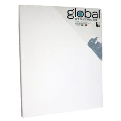 Global Art Supplies Primed Cotton Canvases (Packs Of 4)