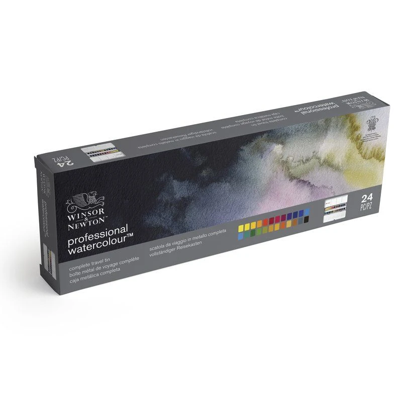 Winsor & Newton Professional Watercolour Complete Travel Tin 24pc 2 Winsor & Newton Professional Watercolour Complete Travel Tin 24pc - Image 2