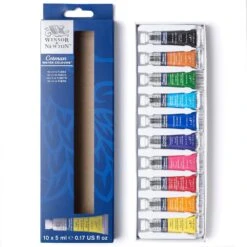 Winsor & Newton Cotman Watercolour Set 10 X 5ml 6 Winsor & Newton Cotman Watercolour Set 10 X 5ml -Pencils Artists 2002033 b