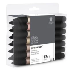 Winsor & Newton Promarker Skin Tones 12+1 Set