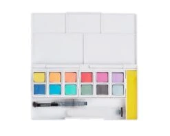 Derwent Pastel Shades Paint Pan Set 6 Derwent Pastel Shades Paint Pan Set -Pencils Artists 2002054 b