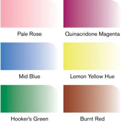 Winsor & Newton Promarker Watercolour Set Of 6 Floral Tones -Pencils Artists 2002062 003 d