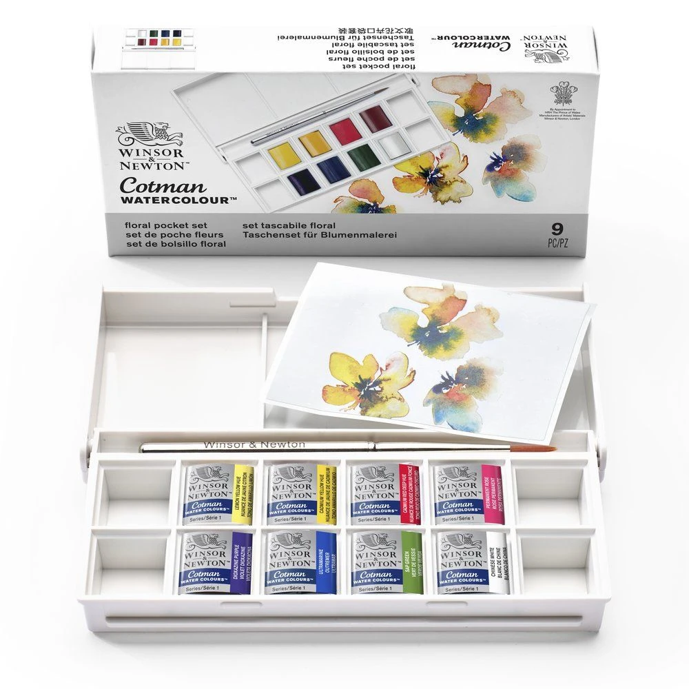 Winsor & Newton Cotman Watercolour Floral Pocket Set 4 Winsor & Newton Cotman Watercolour Floral Pocket Set - Image 4