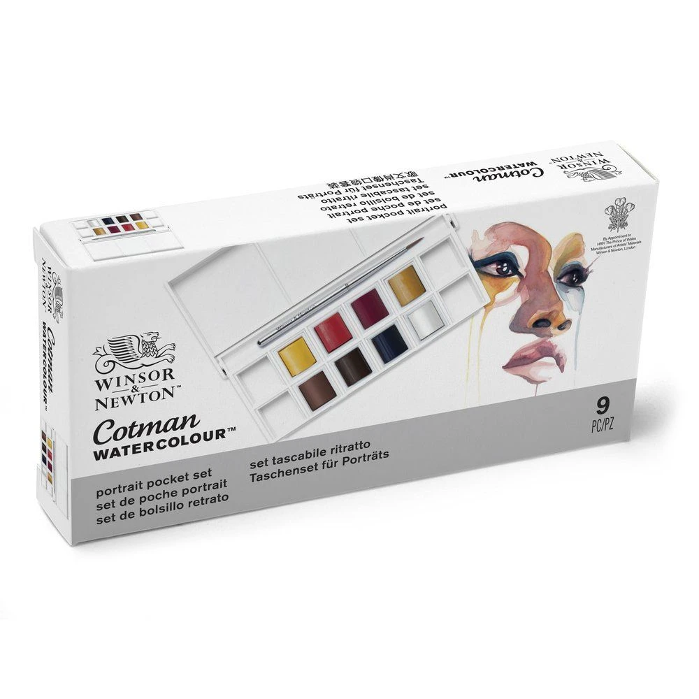 Winsor & Newton Cotman Watercolour Portrait Pocket Set 2 Winsor & Newton Cotman Watercolour Portrait Pocket Set - Image 2