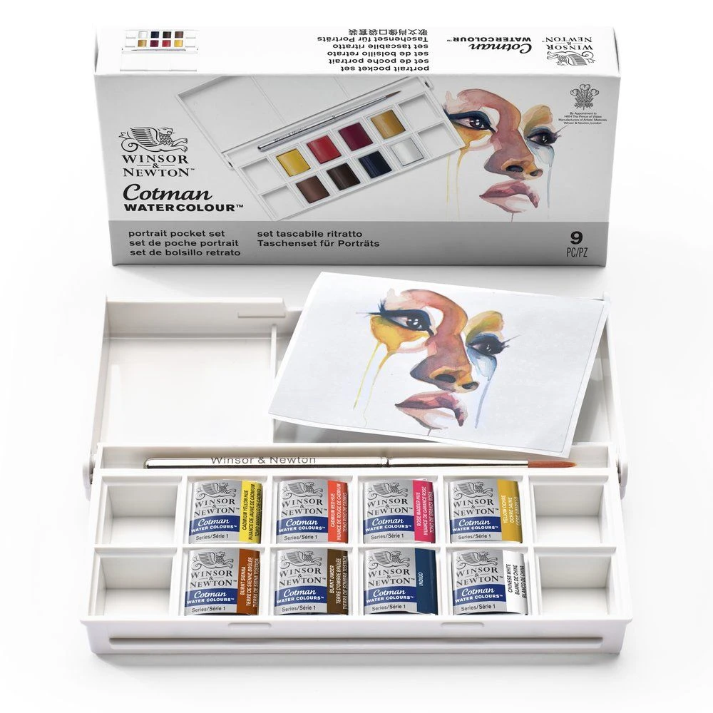 Winsor & Newton Cotman Watercolour Portrait Pocket Set 4 Winsor & Newton Cotman Watercolour Portrait Pocket Set - Image 4