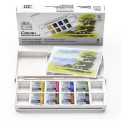 Winsor & Newton Cotman Watercolour Landscape Pocket Set -Pencils Artists 2002072 c