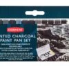 Derwent Tinted Charcoal Paint Pan Set