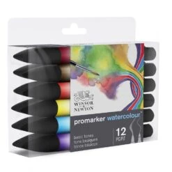 Winsor & Newton Promarker Watercolour Basic Tones 12 Set