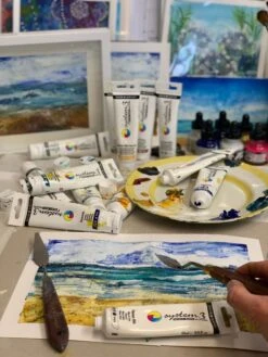 Daler-Rowney Daler Rowney System 3 Heavy Body Acrylic Process Set 6 X 59ml -Pencils Artists 2002114 a