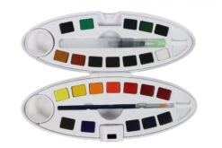 Pebeo Watercolour 24 Travel Set & Accessories Complete Kit -Pencils Artists 2002173 d